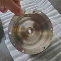 CNC turning milling precision machining aluminum motor housing enclosure