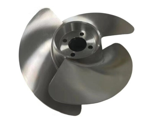 5-axis CNC machining titanium marine propeller