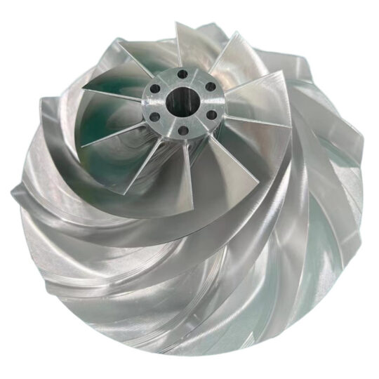 Custom 5-axis CNC aluminum impeller